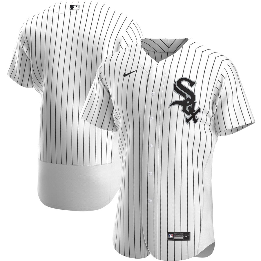 Chicago White Sox Men Nike White Home 2020 Authentic Official Team MLB Jersey->chicago white sox->MLB Jersey